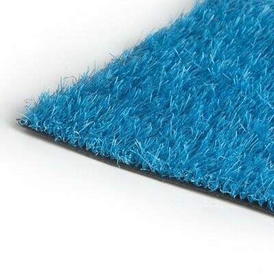25mm Blue Artificial Grass