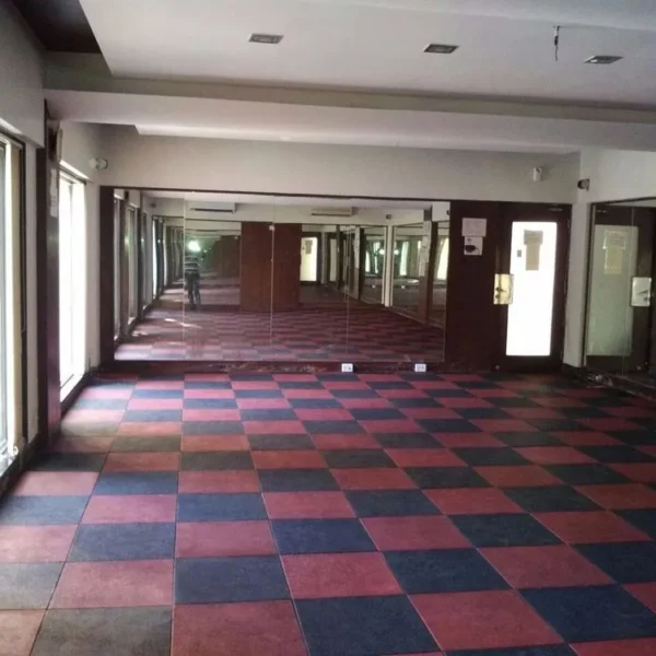 Interlocking Color Rubber Floor Tile, For Gym