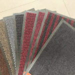 90*120cm PP Cut Pile Velvet PVC Roll