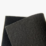 Black Dashboard Cover Mat Fabric