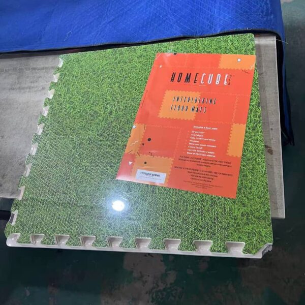 Grass Mat Interlocking Floor Tiles – Soft Artificial Grass Carpet – Multipurpose Foam Tile Flooring
