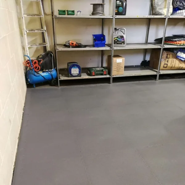 DuraFlex 50cm Interlocking Garage Floor Tile | Dark Grey